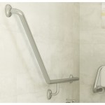 Care Accessible 40° Right-Hand Grab Rail, 900 X 700mm
